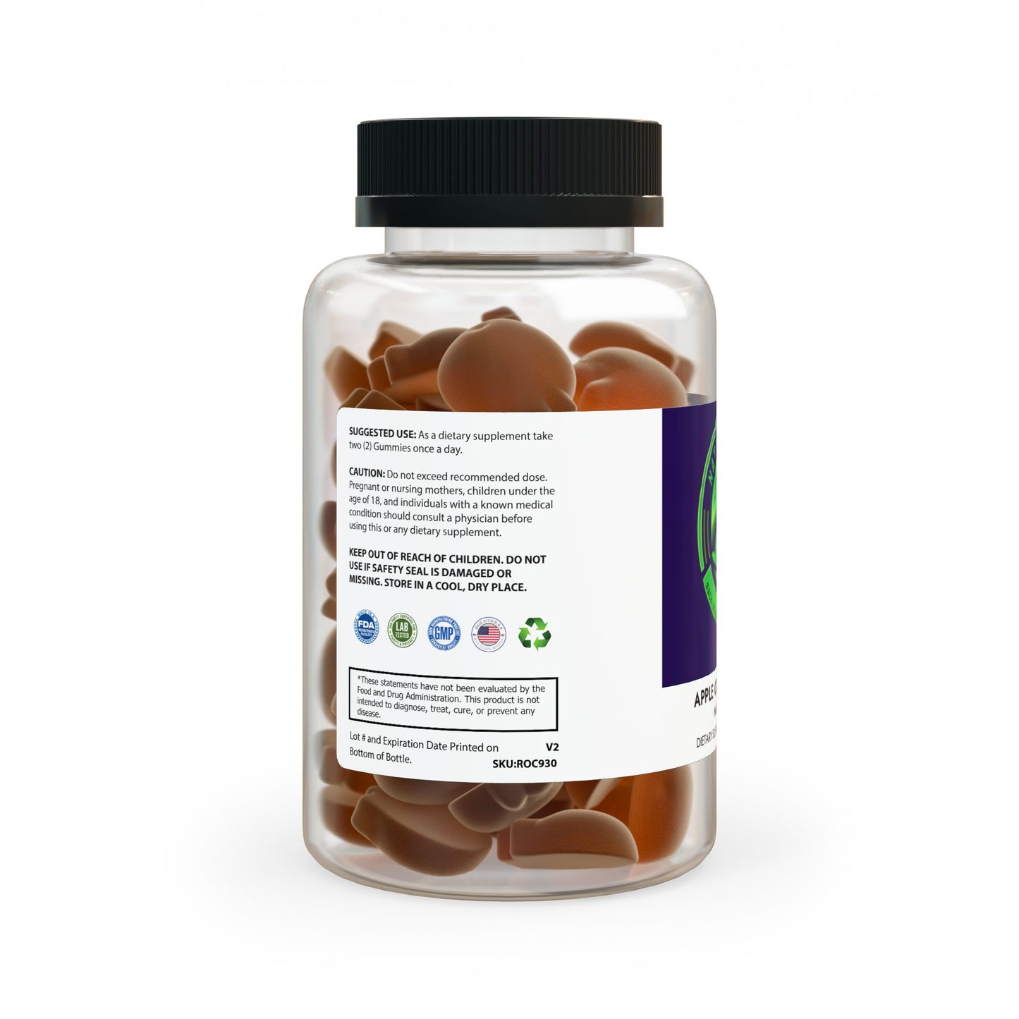 Apple Cider Vinegar Gummies (60 Gummies)