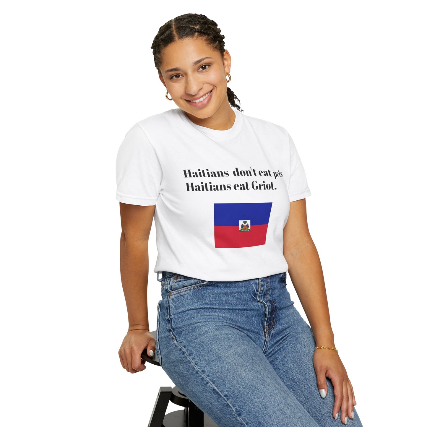 Haitians say no to racism T-shirt