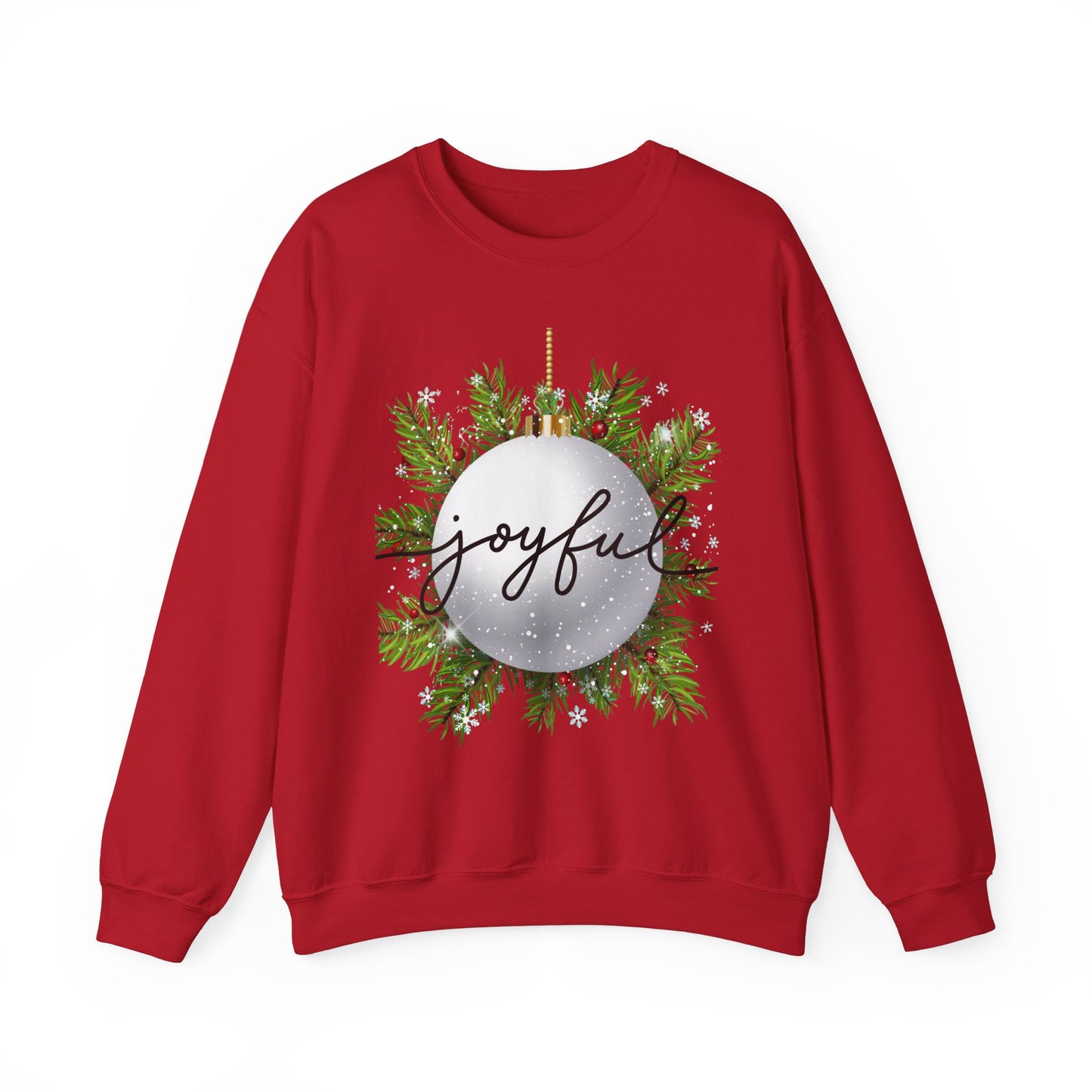 Christmas Sweatshirt, Holiday Crewneck Jumper, Festive Xmas Sweater, Winter Pullover, Cozy Unisex Sweatshirt