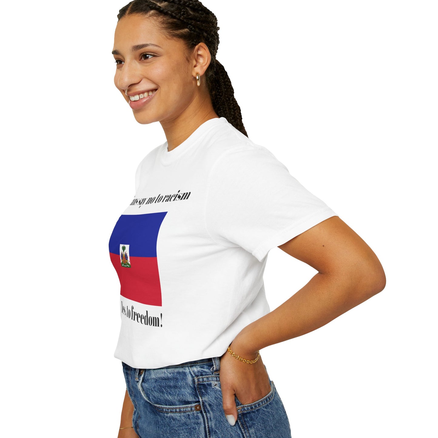 Haitians say no to racismT-shirt