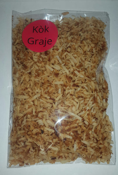 Kòk Graje  (coconut flakes)